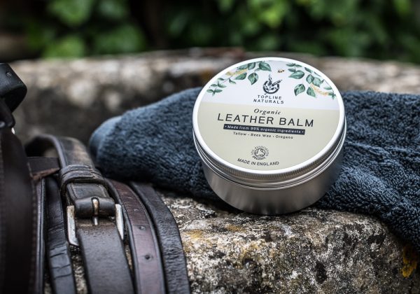 Leather Balm Being Used